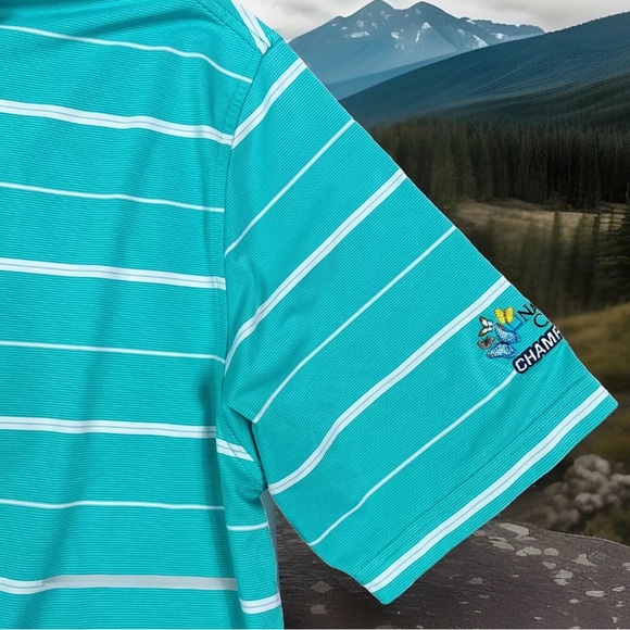 Peter Millar Summer Comfort Golf Polo Men Performance Nationwide Memorial Tour - Picture 4 of 5